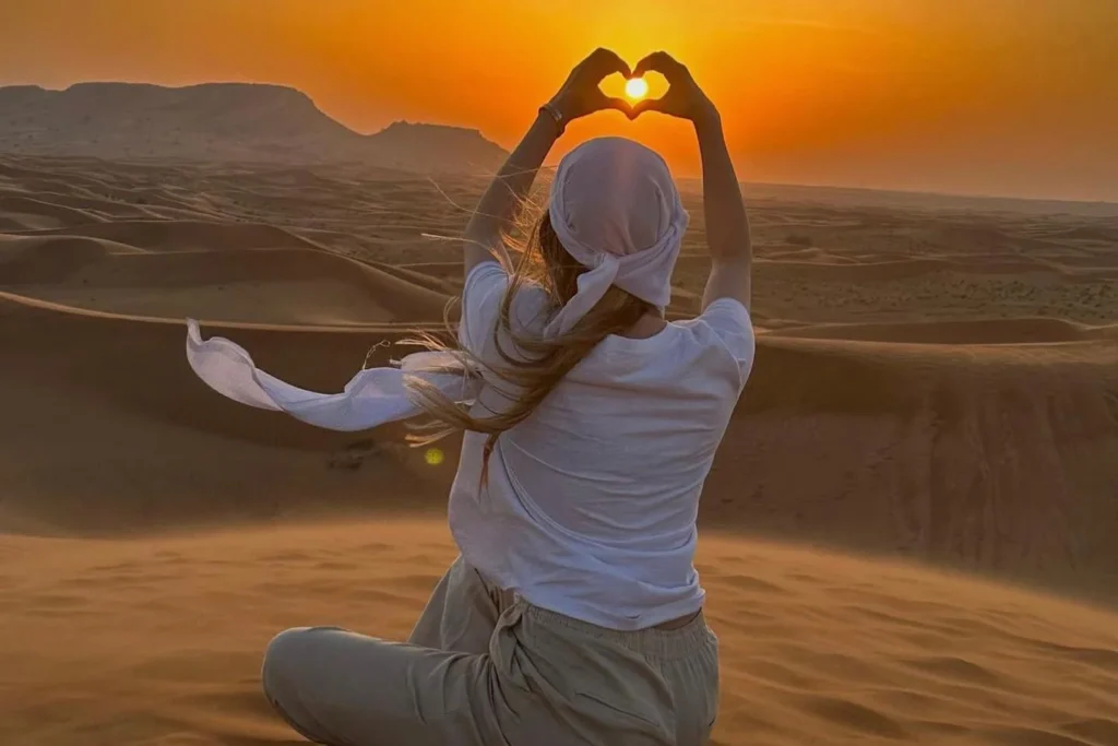 Sunset Evening Dune Bashing Sand Boarding Camel Ride - Dubai Desert Safaris